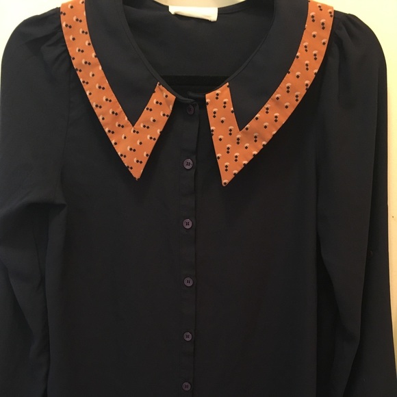 Loft 82 BUTTON UP BLOUSE - Picture 2 of 3